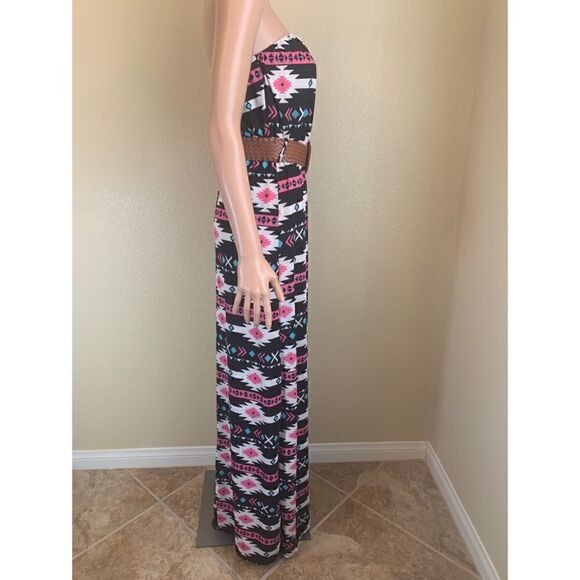 🖤 J for Justify strapless Aztec print maxi dress - Picture 3 of 4